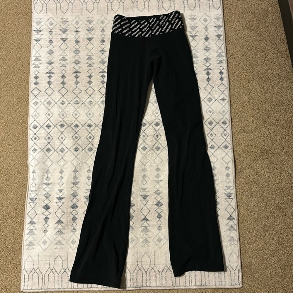 Victoria Secret Sport Black Flare Yoga Pants